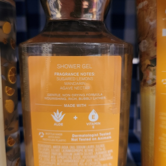 🆕️SUN-WASHED CITRUS 🍋 🌼  3 pc Set BBW Spray Shower Gel Body Cream NEW - Picture 2 of 3